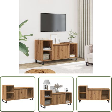 vidaXL TV-Schrank Artisan-Eiche 100x35x55 cm Holzwerkstoff (1/5)