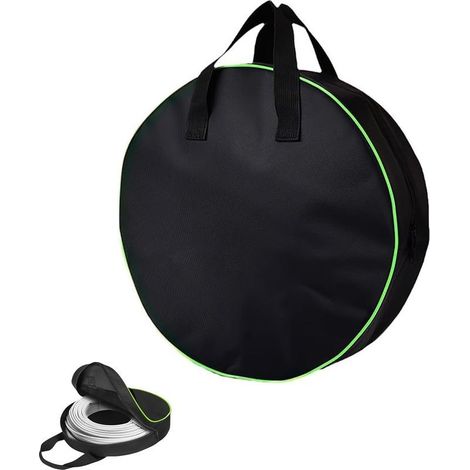 Borsa porta cavi, borsa per il trasporto del cavo di ricarica per auto elettriche di tipo 2 e tipo 1 e organizer per tutti i cavi e le prolunghe (40 x 13 cm, nero) (1/5)
