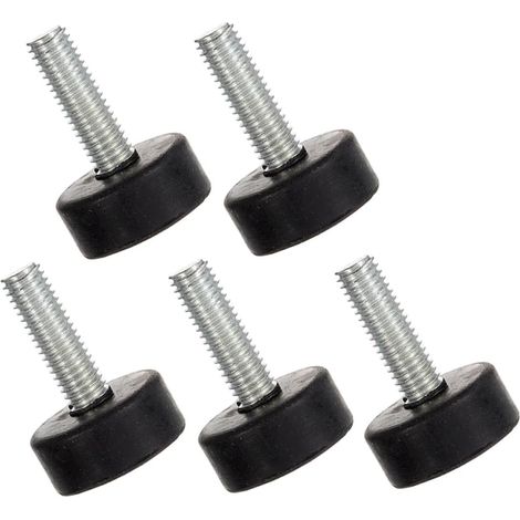 5 Pieces Adjust Furniture Leveling Chairs Garden Living Pieces Rubber