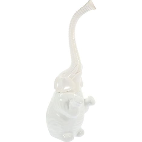 Brosse WC, blanc, long manche, antidérapante, pour salle de bain (1/5)