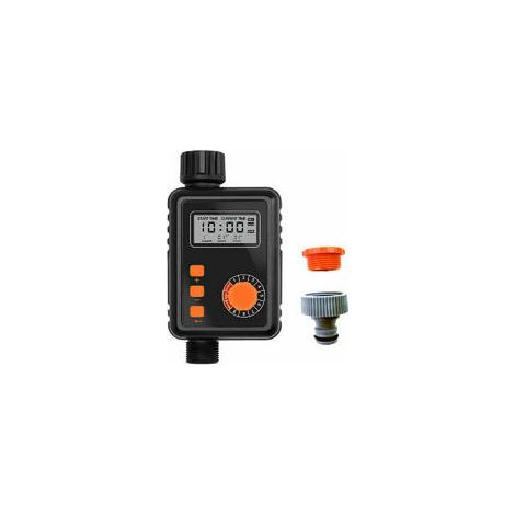Automatic Irrigation Controller and Timer, Electronic Irrigation Controller, Automatic Irrigation Timer with Large LCD Screen, Waterproof Irrigation Controller, 9 Synchronized Programs (1/5)