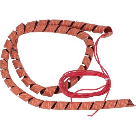 Ruban de Chauffage en Silicone en Spirale pour Chauffage du Tuyau Enveloppe de Trace Thermique 220V 70W pour le Gel (10 mm (0,39 po) de diamètre extérieur) (1/5)
