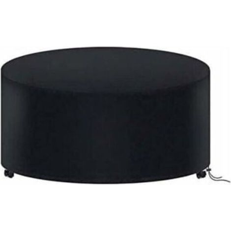 Round garden table cover 180x90cm, 210D Oxford fabric, waterproof with label. (1/4)