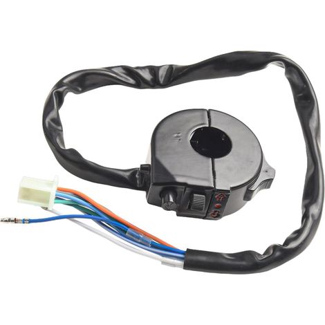 Interrupteur Guidon pour moto 22mm Contrôle Feux Clignotants (1/5)