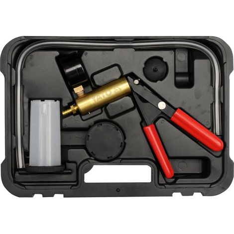 Pompe à vide avec accessoires (manomètre à vide) / YT-0673 / Yato (1/2)