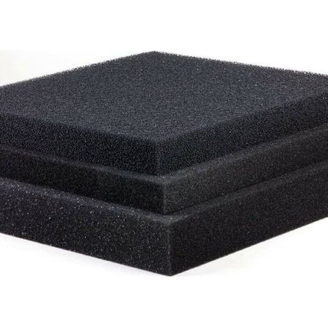 Filtre pour Aquarium Filtre en Mousse biochimique d'aquarium éponge filtrante biochimique Epaisseur :4cm 50x50cm FILTRE A AIR (1/4)