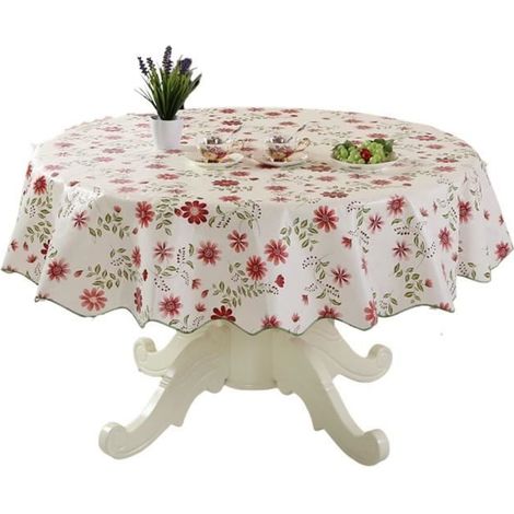 Runde Restauranttischdecke, einfarbig, 150 cm, im Verkauf