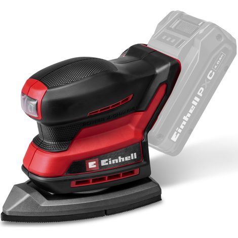 Einhell Ponceuse multifonctions sans fil TE-OS 18/150-2 Li PXC (18V, 24 000 tr/min, Ø d’oscillation 2 mm, 6 papiers abrasifs) Livré sans Batterie ni Chargeur (1/4)