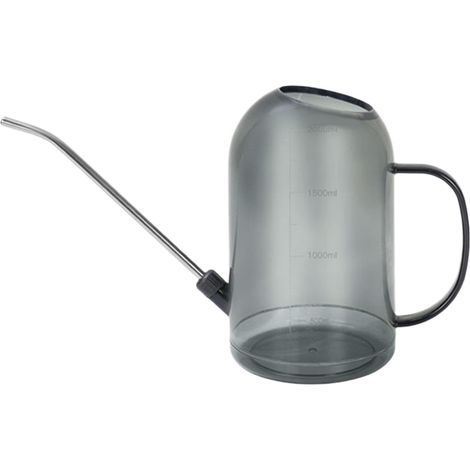 Regadera/lavabo/regadera de pico largo adecuada para el cultivo de plantas de interior con flores de jardín bonsái, color gris