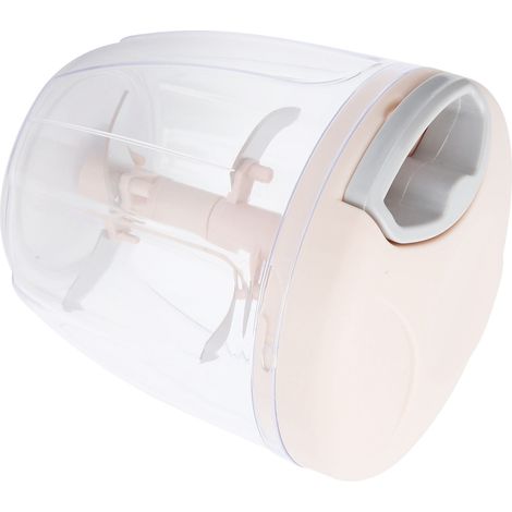 Hachoir Manuel Multifonction 900ml Rose pour Légumes, Fruits et Viande - Accessoire de Cuisine avec Cordon (1/5)