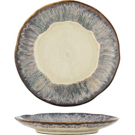 Bloomingville - Imogen Plate - Multi - Stoneware