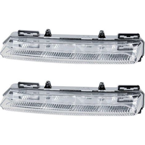 2 feux de jour à LED pour voiture, feux antibrouillard avant gauche, ensemble de feux de signalisation pour Mercedes Benz Classe AB W246 2049069100 (1/5)