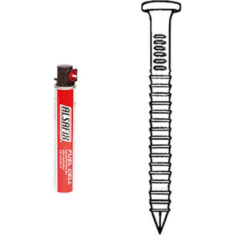 Clous-Vis Galvanisées 34° (Pack) - 40x50 mm + 1 Cartouche de Gaz - D-Work (1/5)