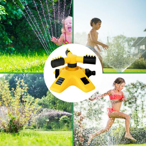 Verstellbarer, um 360° drehbarer Gartensprenger mit 2 Sprühmodi, Rasenbewässerungssystem für Terrassen und Gärten, Wassersprüher zur Gartenbewässerung
