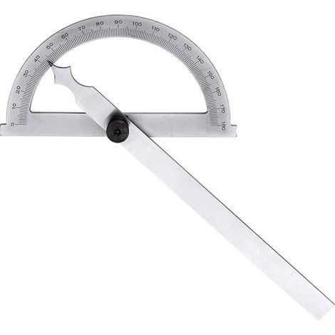 Einfaches Goniometer 120 - 150 mm Einfacher Winkelmesser 120 - 150 mm Fervi g006/150