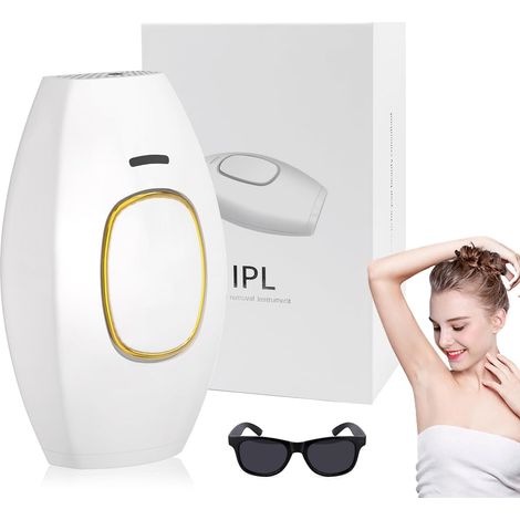 Epilateur Lumiere Pulsee IPL Hair Removal Epilateur laser Homme Femme Épilateur Lumière Pulsée Laser Epilation Definitive avec 5 Niveaux d'Energie 2 Modes pour Visage Corps Bikini Aisselle (1/5)