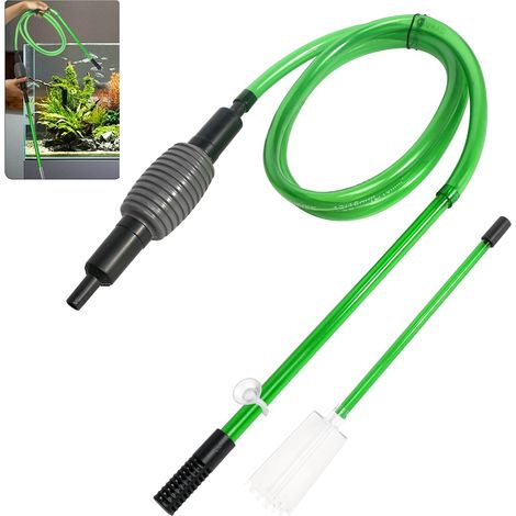 Aspirateur Aquarium avec Siphon, Changeur d'Eau et Nettoyeur de Sable pour Aquarium Pratique et Efficace (1/5)