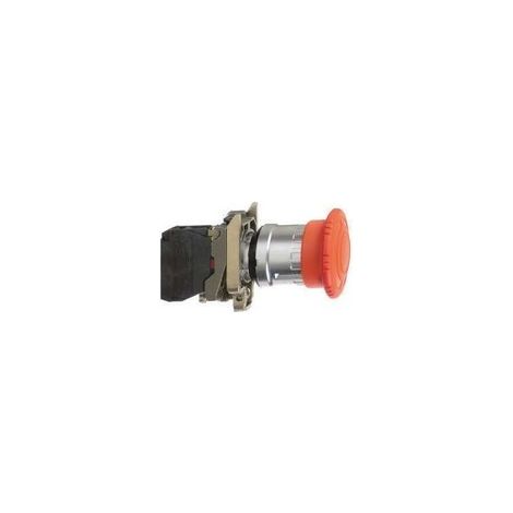 Harmony arrêt d'urgence rouge Ø22 tête Ø 40 tourner pourdéverrouiller 1O+1F - XB4BS8445