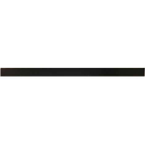 Rail coulissant alu finition noire pour porte coulissante - 8mm - longueur 2000 mm - AURYS NORMANDIE (1/3)