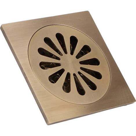Ensemble de siphon de sol XL style europen couleur cuivre (1/5)