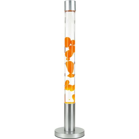 Lampe à lave XXL 76 cm – Design rétro orange et transparent – Douille G9 jusqu'à 50W – Indice de protection IP20 – Licht-Erlebnisse (1/5)