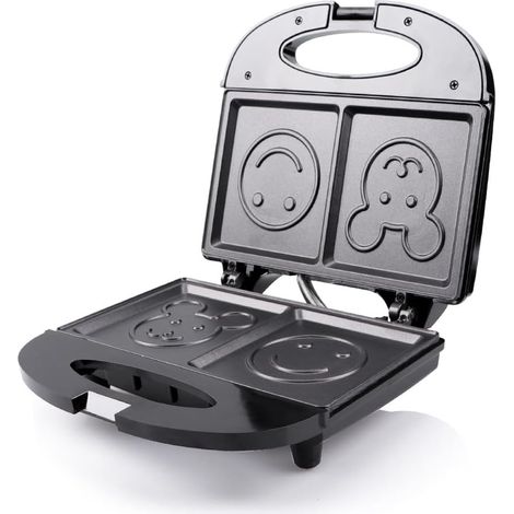Mini gaufrier double, gaufres, gaufrier électrique, petit gaufrier, gaufres keto, Raggmunk, biscuits - AquaForge (1/5)