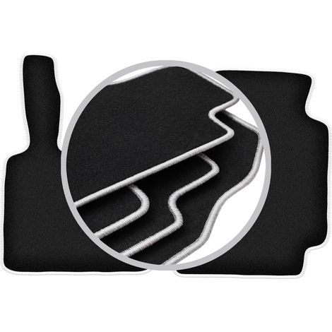 Tapis de sol Carlux argentés pour : Smart ForTwo I hatchback (1998-2007) (1/5)