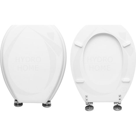 Copriwater Ipsilon Pozzi Ginori legno rivestito in resina poliestere bianco (1/4)