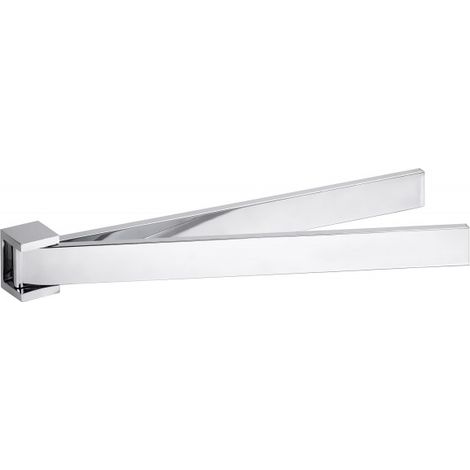 Porte-serviette rotatif double mural GAMMA en laiton chromé 42 x5,5 x4 cm (1/5)