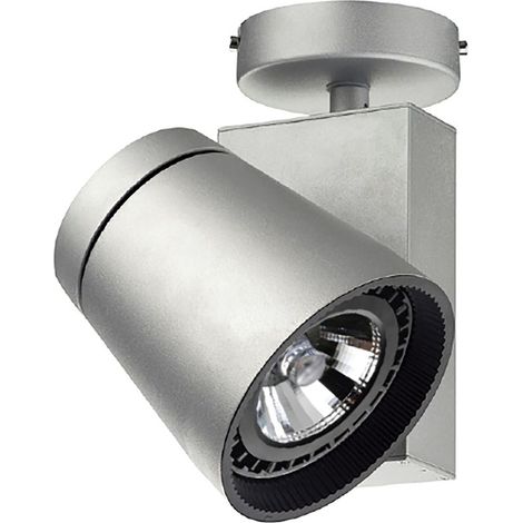 Proyector de superficie LED orientable FLORIDA LED COB 25 W 2285 lm 4000 K CRI80 30° Gris (1/3)