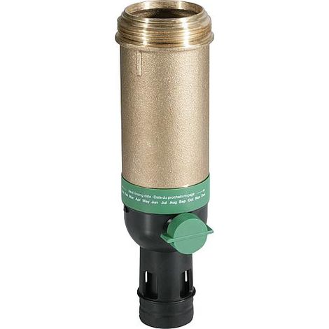 Resideo Cloche de filtre FT09RS bronze rouge, complète 1", FT09RS-1A