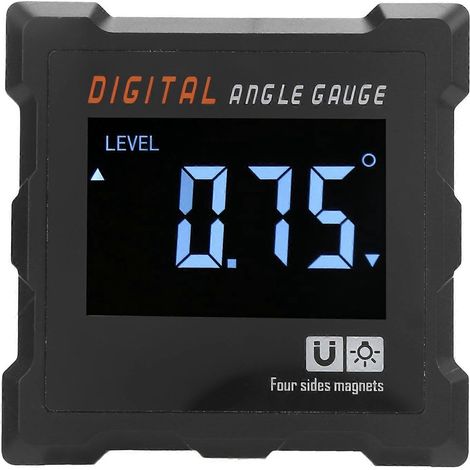 Digitales Neigungsmessgerät mit LCD-Display und Magneten