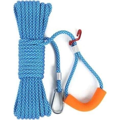 [JAMAIS UTILISÉ] Corde à linge épaissie de 15 m, adaptée aux jardins et à l'extérieur, facile à serrer, conception durable et coupe-vent (1/4)
