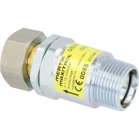 GOK Contrôleur du débit de gaz FM R 3/4’’ x écrou 3/4’’, 2,5 m³/h