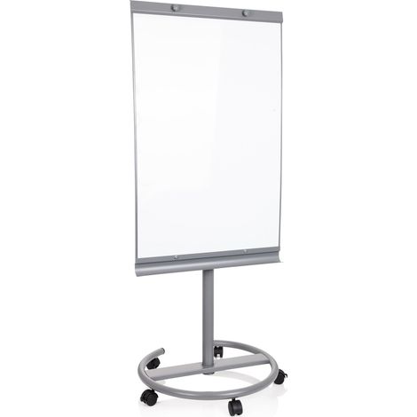 Whiteboard / Flipchart MULTIBOARD silber höhenverstellbar / magnetisch hjh OFFICE (1/5)