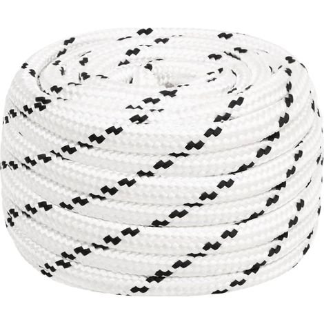 Maison Exclusive - Arbeitsseil Weiß 16 mm 100 m Polyester