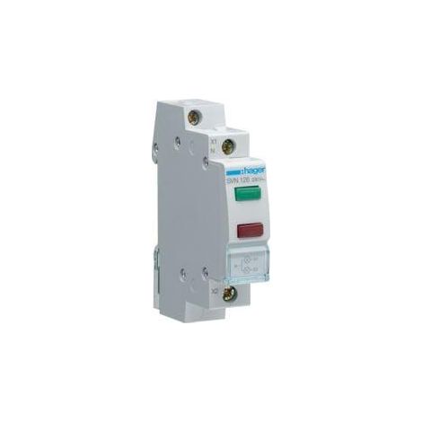 Hager SVN126 signal lumineux LED vert et rouge