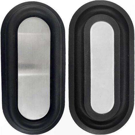 Doppel-Subwoofer mit passiven Radiatoren für tiefe Bässe, Bassverstärker, Hochleistungsmembranen, ideal zur Verbesserung der tiefen Frequenzen, 2-teiliges Set, schwarz, für den Heim- und Autogebrauch. (1/2)