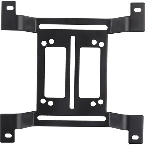 Support métallique arqué pour pompe de refroidissement liquide pour ordinateur, réservoir d'eau de 12 cm (1/5)