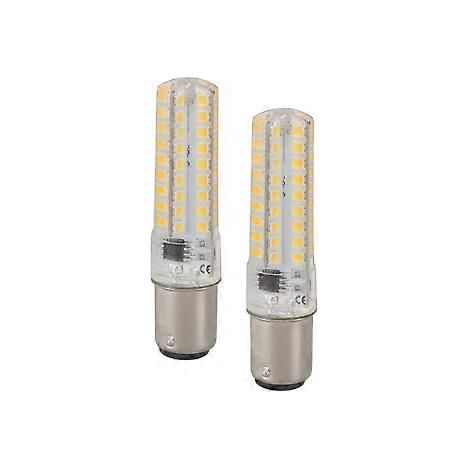 Lot de 2 ampoules LED BA15D, 7 W, 700 lm, pour usage domestique