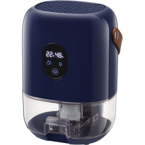 1 Déshumidificateur 0,06 l/h, mode nuit silencieux, surface 21-30 m², compact et mobile, pour chambre et bureau (1/5)