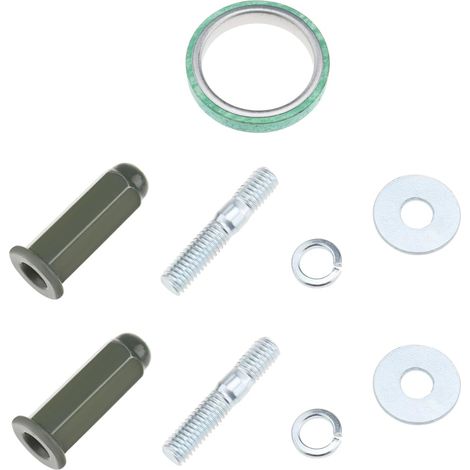 1 Set Joints d'écrous de Goujons d'échappement Compatible avec GY6 50cc 70cc 90cc 110cc 125cc 150cc QMB139 pour Scooters VTT Go Karts Cyclomoteurs Moteurs Quad (1/5)