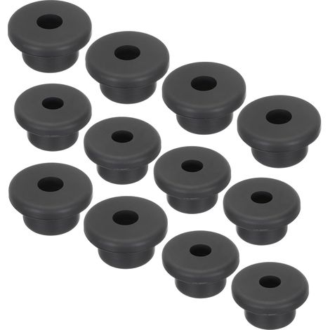 Support en Caoutchouc en Forme de T, Diamètre de Montage 18mm/17mm, Diamètre Intérieur 8mm/7mm, Protection d'Étanchéité Des Câbles, Passe-Câbles Flexibles pour Tuyaux (1/5)