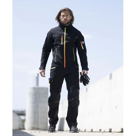 Ardon creatron - felpa nera e neon s Ardon creatron - felpa nera e neon s XL