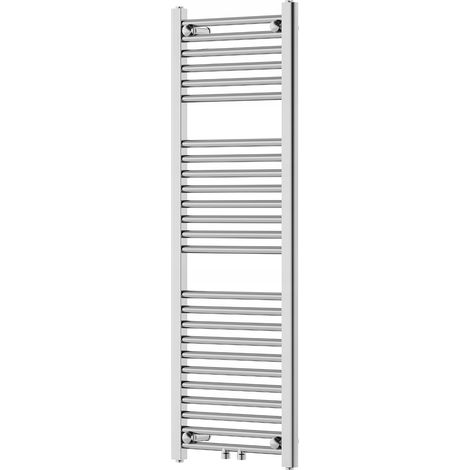 Radiador secatoallas eléctrico 346W 120x40x3cm, Cromo (1/4)