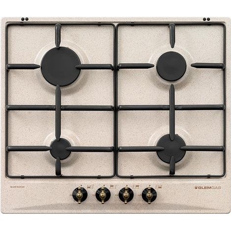 Glem Gas GT64SA piano cottura Sabbia Da incasso 60 cm 4 Fornelli (1/3)