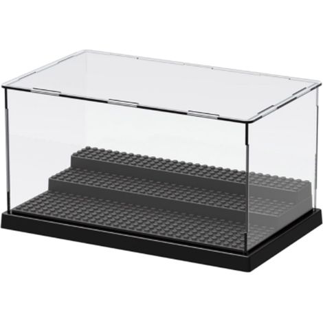 Boîte de Présentation Acrylique 3 Étapes pour Blocs - Protection Anti-Poussière (1/5)