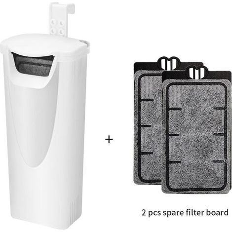 BelleRise - Filtre cascade tortue – QL-05 – ultra-basse eau 2,5-10 cm – silencieux 3 W – nano aquarium