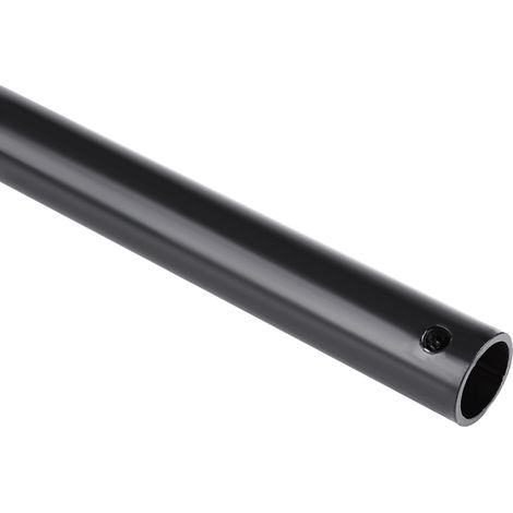 Guidon plat rétro moto 22mm, barre droite noire, guidon universel moto custom, poignée remplacement, acier robuste, style café racer, pièce motocyclette. (1/5)