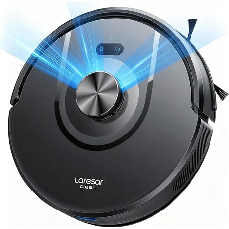 Aspirateur Robot Laveur LiDAR, Aspiration 10 000 Pa 200 Min d'autonomie, Navigation LiDAR, Cartes multi-étages, Zone interdite, Évitement d'obstacles, Poils d'animaux (1/5)